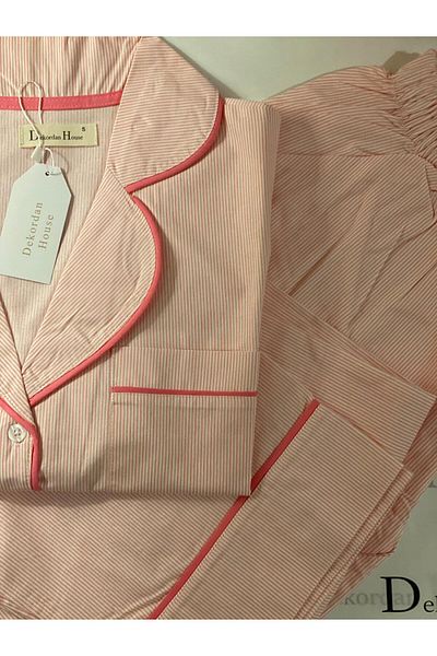 Dekordan House Pink Dream Short Sleeve Pajama Set