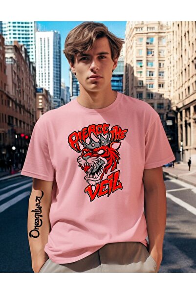 oneagılyazı Мъжка тениска с голям размер с печат „Preacher“