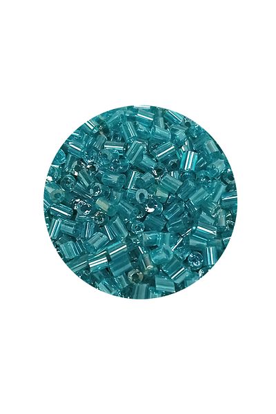 STUMBANNG Cut Glass Beads 2mm - 20 Grams - Transparent Turquoise -Bnc316