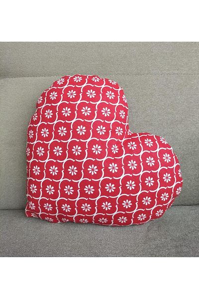 urzsmell Padded Heart Pillow for Valentine's Day - Love Ask Pillow 25*25 (1 Piece)