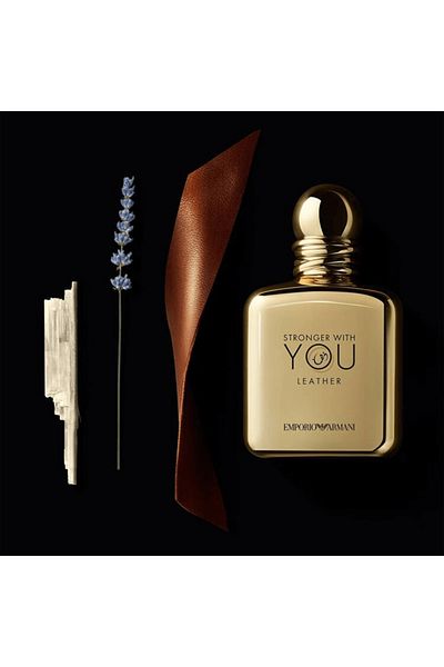 Emporio Armani Stronger With You Leather  For Men - Eau de Parfum50ml