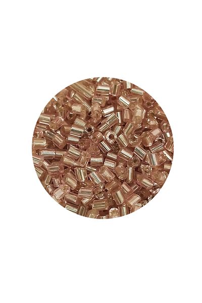 STUMBANNG Cut glass beads 2mm - 20 grams - light brown -bnc331