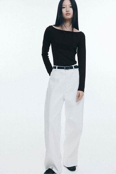 H&M Boat-neck top