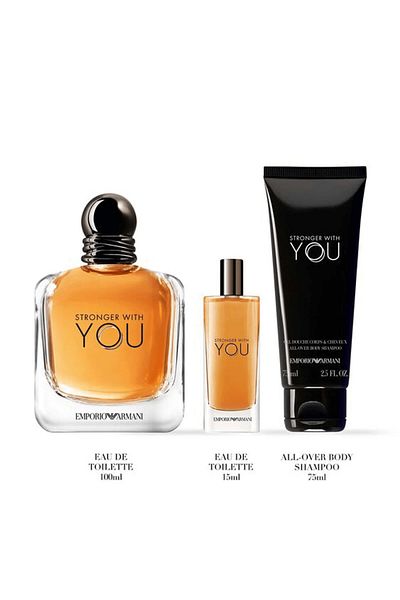 Emporio Armani Stronger With You Set -  Eau de Toilette - 3 Pieces