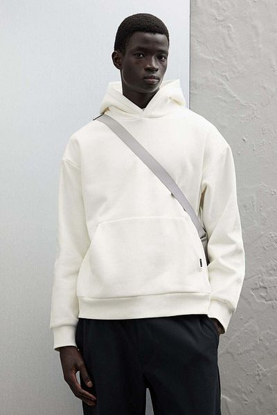 H&M Loose Fit Hoodie with sidestripes