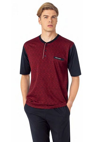 Pierre Cardin Мъжки жакардов комплект пижама от 3 части L1.PC.004.12.26