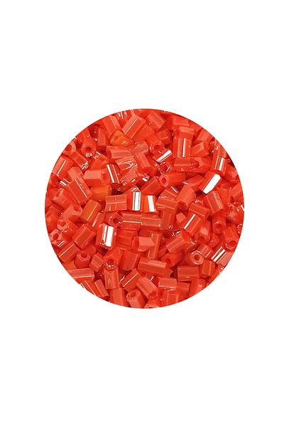 STUMBANNG Cut Glass Beads 2mm - 20 Grams - Coral Red -Bnc310