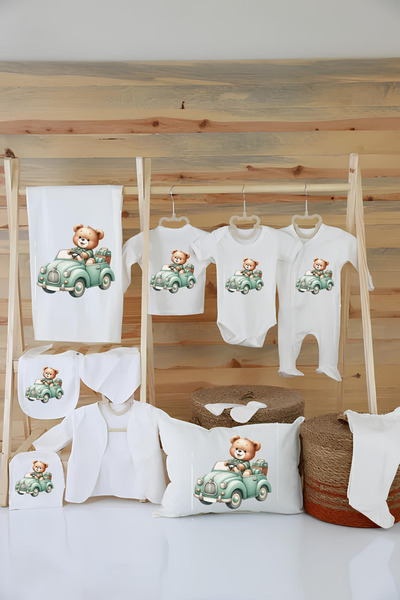 Moda Lime 100% Organic Cotton Baby 11-Pack Hospital Release