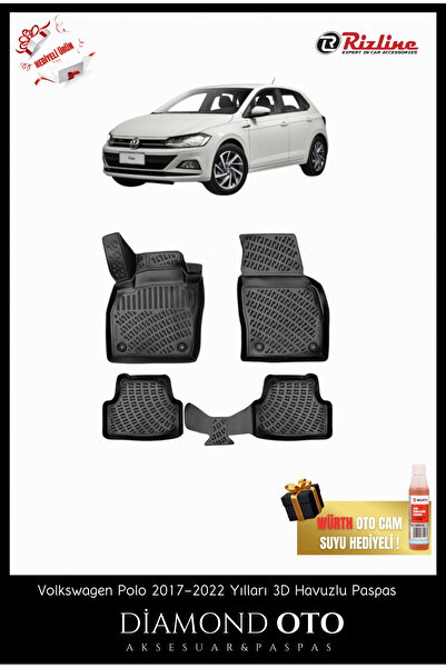 Rizline Volkswagen Polo 3d Havuzlu Paspas 2017-2018-2019-2020-2021-2022