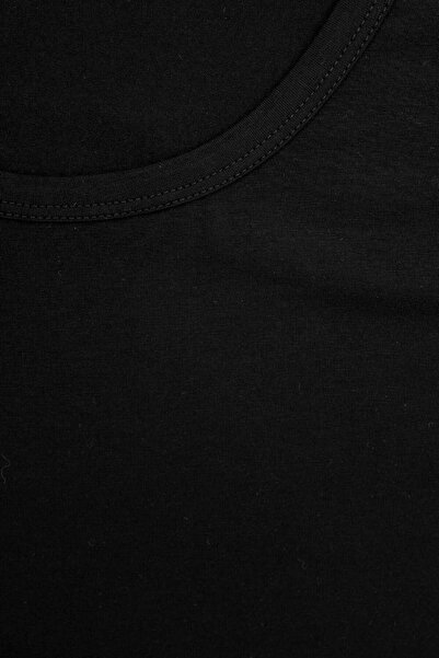 Kom Ανδρικό Μαύρο Modal Cotton Lycra Classic 2-Pece εσώρουχο KQ.OSCT.1K.M1.K6