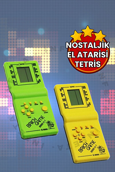 İnfeta Nostalgic Handheld Arcade Tetris Atari