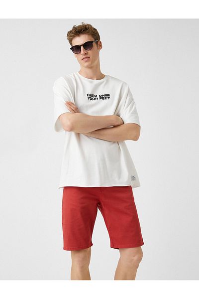 Koton Gabardine Chino Shorts