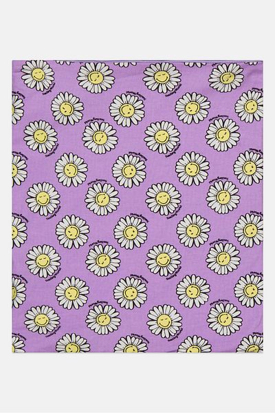 Reserved Kids Girl Floral Bandana 28 H X 50 D Cm, Lavender Combo