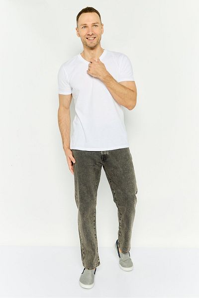 GAP Men Original Fit Washed Non Stretchable Jeans, Charcoal