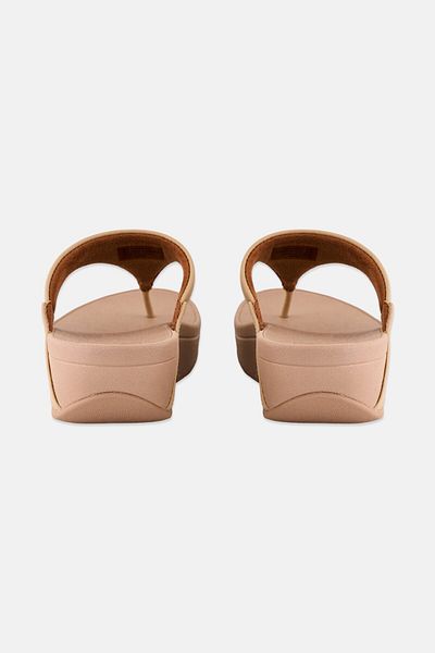 Fitflop صندل لولو نسائي من الجلد سهل الارتداء، لون بيج