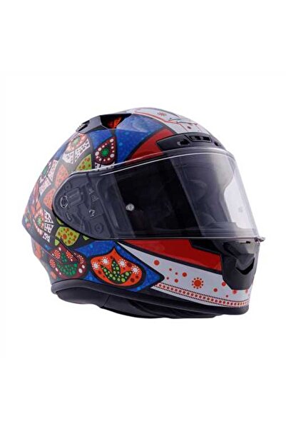 ZEUS KASK/ZS-826 PEARL BLACK BK6 BLUE