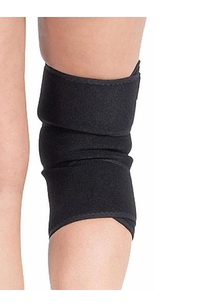 ARTUAL Black Neoprene Sports Knee Pad - Size Free, Meniscus Knee Bandage, Medical Knee Pad
