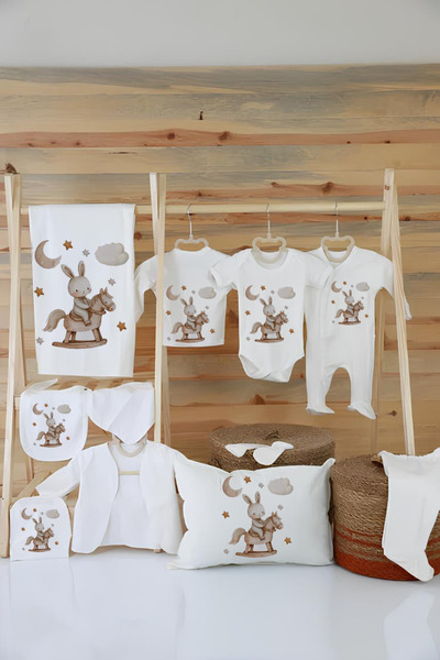 Moda Lime 100% Organic Cotton Baby 11-Pack Hospital Release