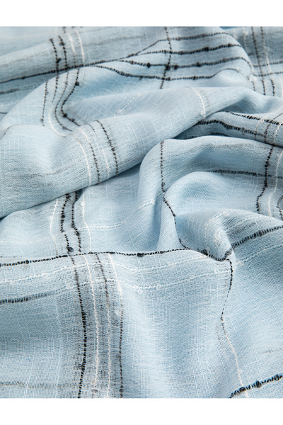 Koton Ριγέ σάλι με λεπτομέρεια φούντας