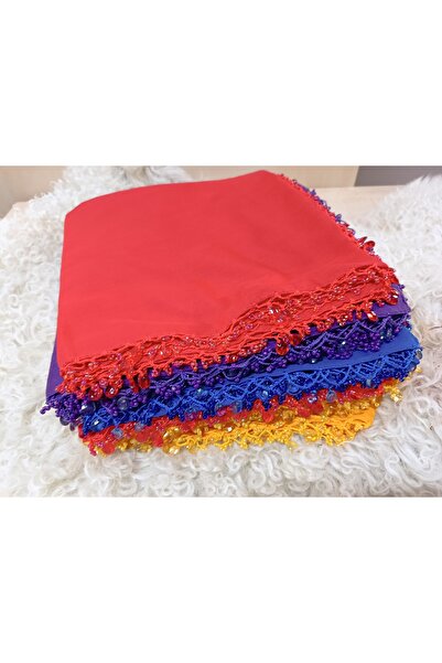 hoaryage El Emeği Kum Boncuklu Tığ Oyası Yazma ,tülbent Yemeni, Fular ,4 Kena...