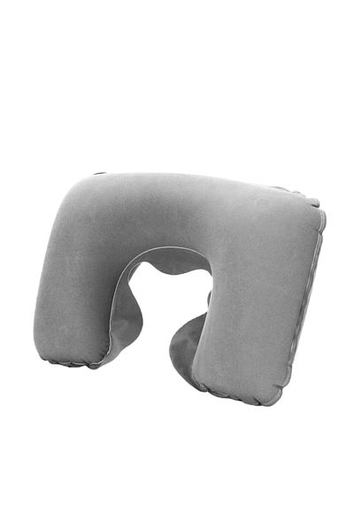 Boldy Inflatable Neck Pillow Travel Pillow Camping Pillow Orthopedic Inflatable Pillow Velvet Pillow (1 Piece)