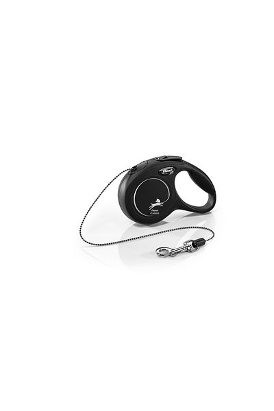 Flexi 3 Meters Automatic Drawstring Dog Extension - Max 8kg, XS Length Classic Ip Leash