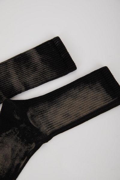DeFacto Nahtlose, lang gestrickte Herren-Tennissocken aus gekämmter Baumwolle mit Batikmuster E7864axns