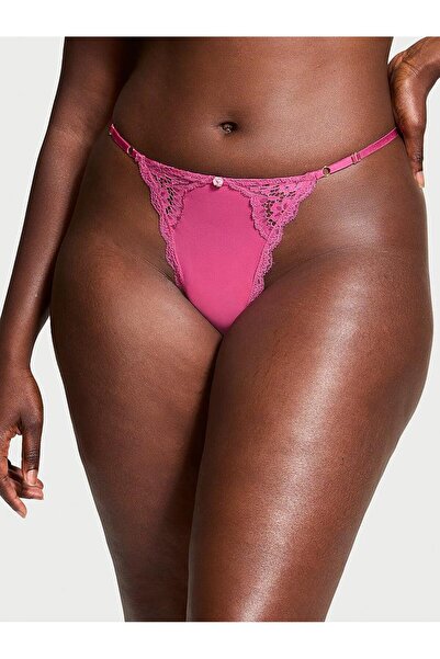 Victoria's Secret Adjustable V-String Panties with Lace