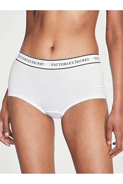 Victoria's Secret Cotton Boyshort Panties with Logo