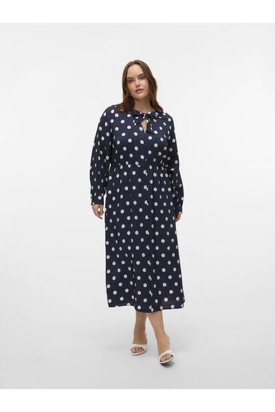 Veromoda Curve Kleid VMCKAYA Langes Kleid