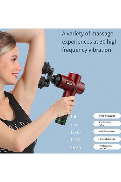 COOYA Mini Electric Massage,Cordless Deep Tissue,LCD Screen,Pain Relief,Muscle Relaxation