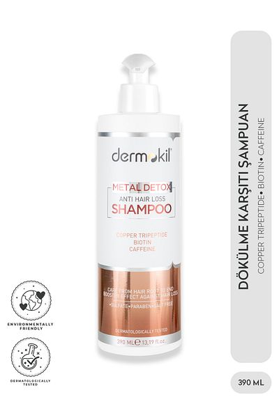 Dermokil Metal Detox Anti-Spill Shampoo 390 ml