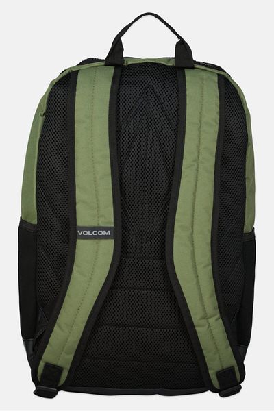 Volcom Men Embroidered Backpack 45 H x 36 L x 12 W cm, Olive Combo
