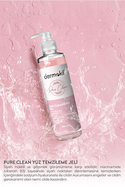 Dermokil Pure Clean Yüz Temizleme Jeli 300 ml