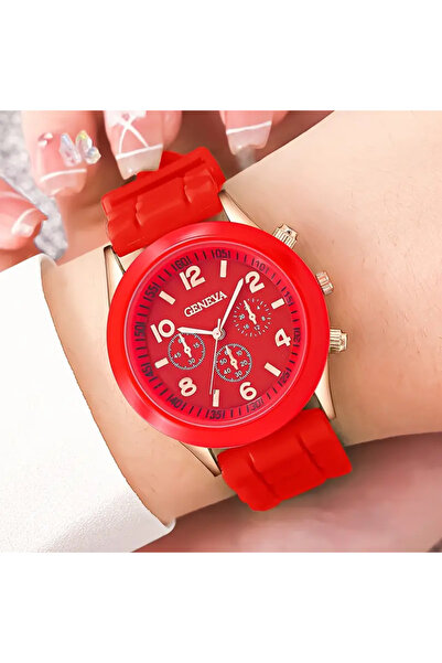 MRK Women's Quartz Silicone Cord Wrist Watch