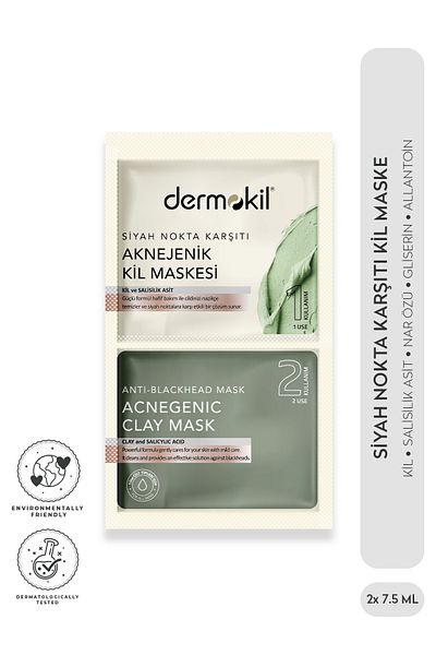 Dermokil Anti-Blackhead Clay Mask 2* 7.5 ml