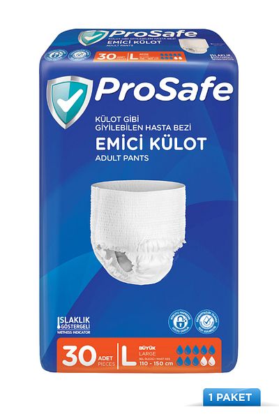 PROSAFE Pantyhose Large Patient Diapers (L) 30 Pcs