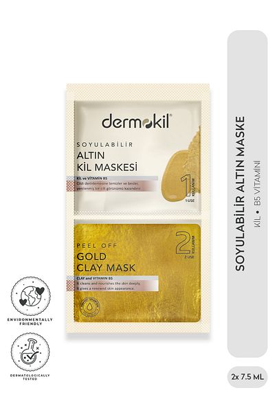 Dermokil 2-pack Peelable Gold Mask - 7.5 ml