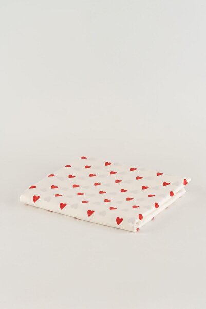 Soley | Mix & Match | Hearts | 100% Cotton Single Flat Sheet