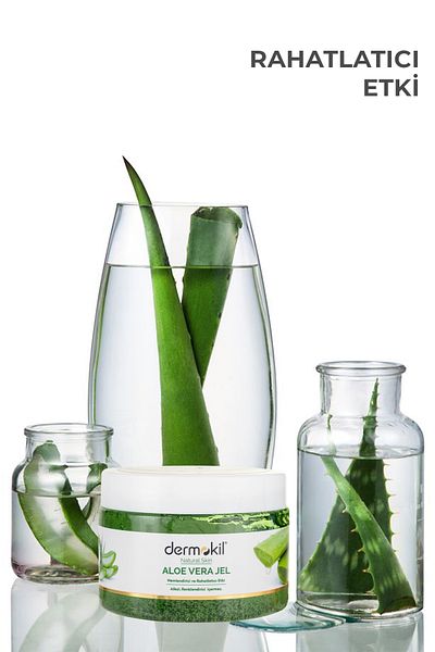 Dermokil Aloe Vera Gel 300 ml - Moisturizing and Relaxing