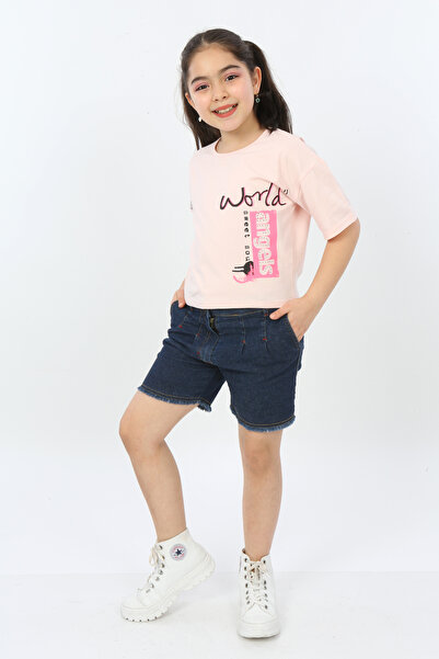 Toontoy Μπλουζάκι για κορίτσια World με τύπωμα