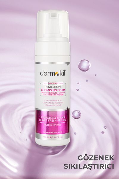 Dermokil Skin Tone Equalizing Hyaluron Facial Cleansing Foam 150 ml
