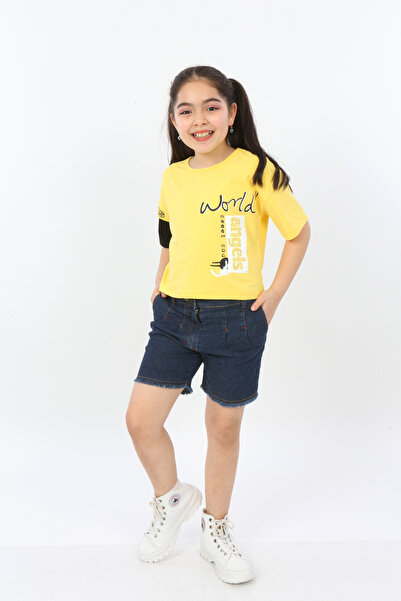 Toontoy Μπλουζάκι για κορίτσια World με τύπωμα