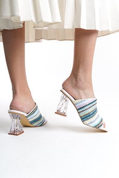 DORA Şeffaf Topuk Rahat Kadın Günlük Terlik