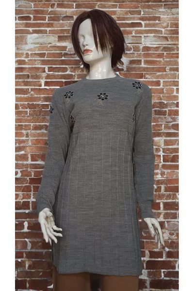 ÇALIKUŞU TRİKO Stone Embroidered Knitwear Tunic
