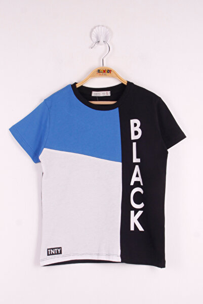 Toontoy Чоловіча футболка з чорним принтом і ганді