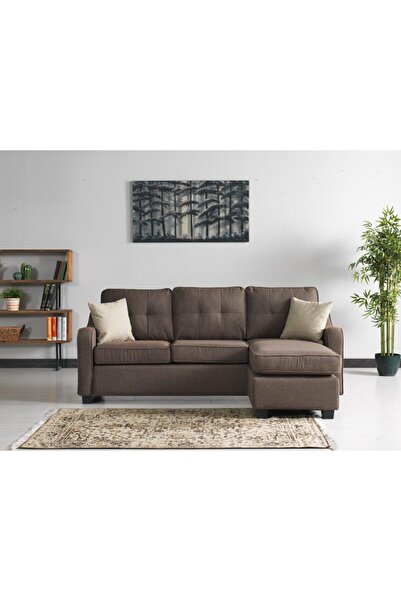 Meşe Home Plus Kılıflı Torba Yaylı Keten Kumaş Fonksiyonel Çift Yönlü Köşe Ta...