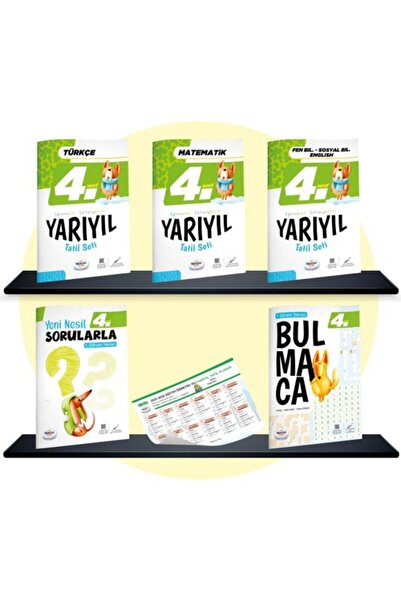 Öğretmen Evde İlkokul Yayınları Öğretmen Evde Yayınları 4. Sınıf Yarıyıl Tati...