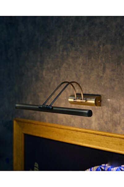 Voxify Pilli Gold Beyaz Işık Duvar Apliği Banyo Aydınlatma Ayna Üstü Led Tablo Aplik A+ Loş Işık 6500K