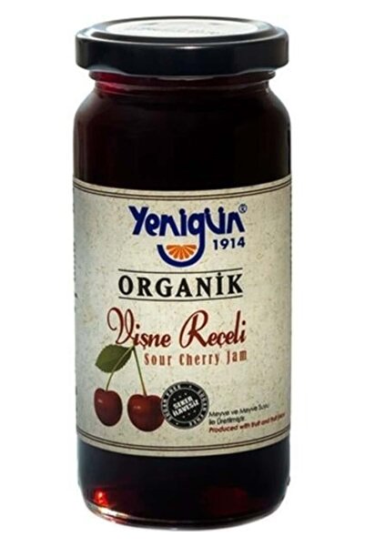 Yenigün Organik Vişne Reçeli 290 gr